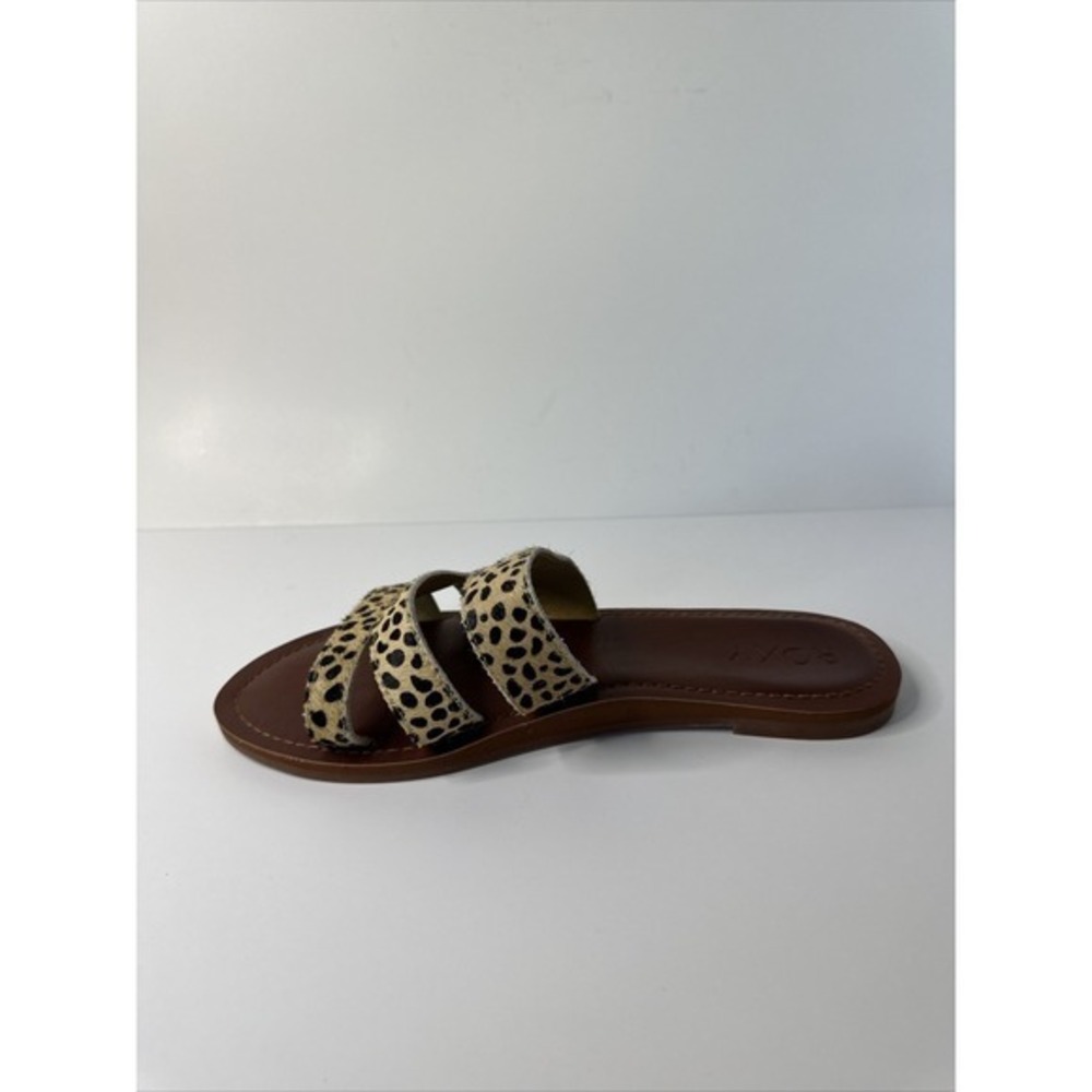 Roxy Women's Wyld Rose Leather Sandals CD4 Cheetah Print Size US 7. Very Good. - Picture 6 of 11
